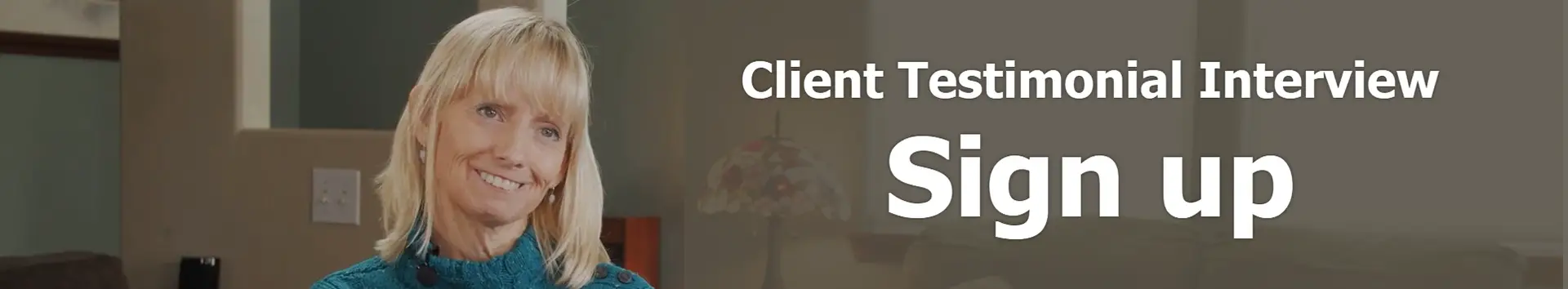 A blurred background with a vase and text starting with 'Client T'.