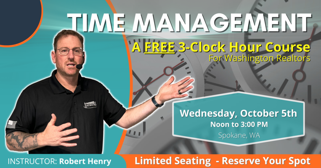 Time Management - Clock Hour Course for WA Realtors