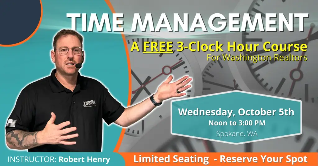 Time Management - Clock Hour Course for WA Realtors