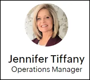 Professional headshot of Jennifer Tiffany, Operations Manager.