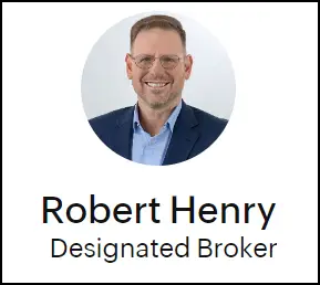 Professional headshot of Robert Henry, Designated Broker.