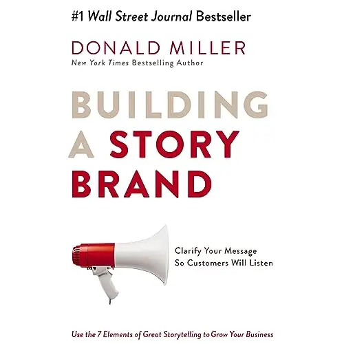 StoryBrand book cover with megaphone graphic. - 5633