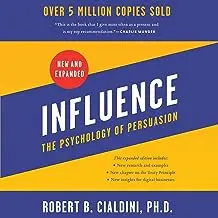 Cover of 'Influence' by Robert B. Cialdini, exploring psychology of persuasion.