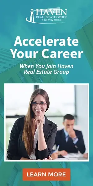 A professional woman smiling confidently in an office setting.